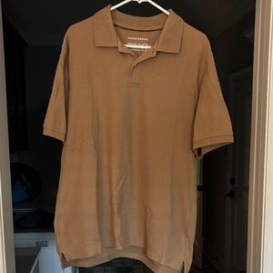 Saddlebred Men's Tan/Camel Polo Shirt (M)